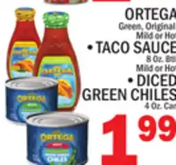 C Town ORTEGA TACO SAUCE 8 Oz. Btl offer