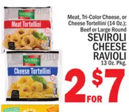 C Town SEVIROLI CHEESE RAVIOLI 13 Oz. Pkg offer