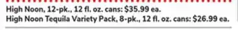 ACME High Noon Tequila Variety Pack offer