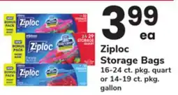 ACME Ziploc Storage Bags offer