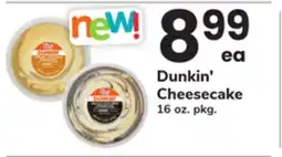 ACME Dunkin' Cheesecake offer