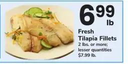 ACME Fresh Tilapia Fillets offer