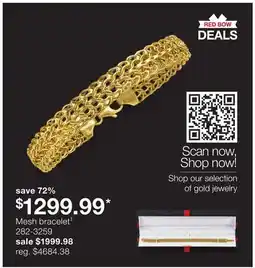 JC Penney Mesh bracelet‡ offer