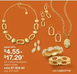 JC Penney Liz Claiborne jewelry offer