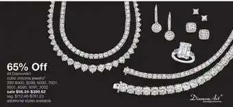 JC Penney All DiamonArt cubic zirconia jewelry§ offer