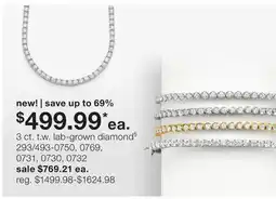 JC Penney 3 ct. t.w. lab-grown diamond§ offer