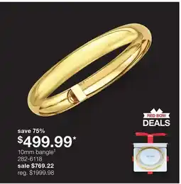 JC Penney 10mm bangleā” offer