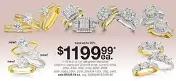 JC Penney 1-1/2 to 2 ct. t.w. lab-grown diamond‡ offer