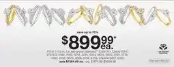 JC Penney Modern Bride 7/8 To 1-1/2 Ct. T.W. Lab-Grown Diamond‡◊ Color H-I, Clarity Si2-I1 offer