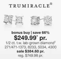 JC Penney 1/2 ct. t.w. lab-grown diamond‡ offer