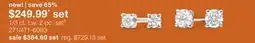 JC Penney 1/3 ct. t.w. 2-pc. set‡ offer
