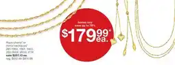 JC Penney Rope chains‡ or mirror necklaces◊ offer