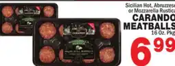 Bravo Supermarkets CARANDO MEATBALLS offer