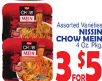 Bravo Supermarkets NISSIN CHOW MEIN offer