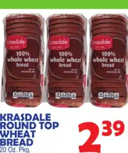 Bravo Supermarkets KRASDALE ROUND TOP WHEAT BREAD offer
