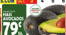 Bravo Supermarkets HASS AVOCADOS offer