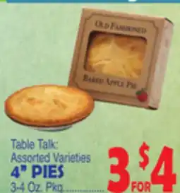 Bravo Supermarkets 4 PIES offer