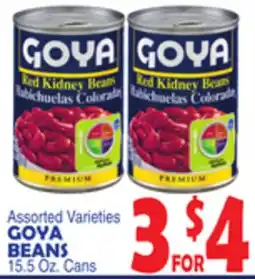 Bravo Supermarkets GOYA BEANS offer