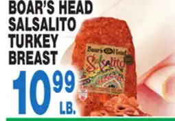 Bravo Supermarkets BOAR'S HEAD SALSALITO TURKEY BREAST offer