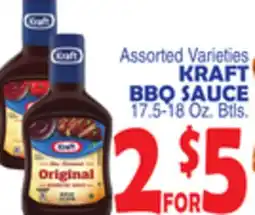Bravo Supermarkets KRAFT BBQ SAUCE offer
