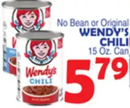 Bravo Supermarkets WENDY'S CHILI offer