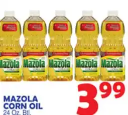 Bravo Supermarkets MAZOLA CORN OIL offer