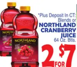 Bravo Supermarkets NORTHLAND CRANBERRY JUICE offer