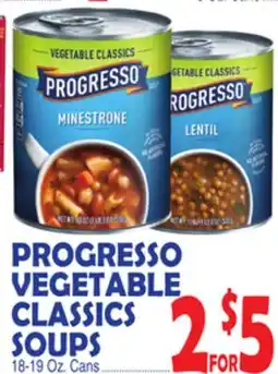 Bravo Supermarkets PROGRESSO VEGETABLE CLASSICS SOUPS offer