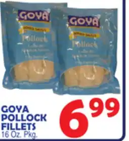 Bravo Supermarkets GOYA POLLOCK FILLETS offer