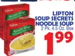 Bravo Supermarkets LIPTON SOUP SECRETS NOODLE SOUP offer