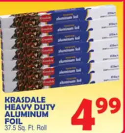 Bravo Supermarkets KRASDALE HEAVY DUTY ALUMINUM FOIL offer