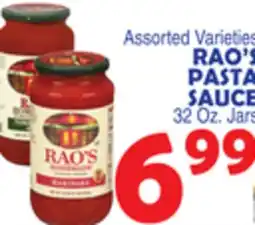 Bravo Supermarkets RAO'S PASTA SAUCE offer