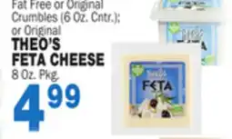 Bravo Supermarkets THEO'S FETA CHEESE, 8 Oz. Pkg offer