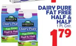 Bravo Supermarkets DAIRY PURE FAT FREE HALF & HALF offer