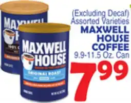 Bravo Supermarkets MAXWELL HOUSE COFFEE offer