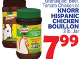 Bravo Supermarkets KNORR HISPANIC CHICKEN BOUILLON offer