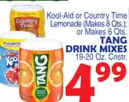 Bravo Supermarkets TANG DRINK MIXES 19-20 OZ. CNSTR offer