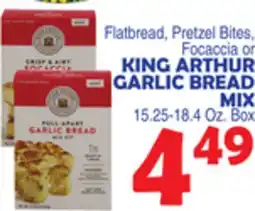 Bravo Supermarkets KING ARTHUR GARLIC BREAD MIX offer