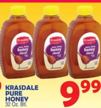 Bravo Supermarkets KRASDALE PURE HONEY offer