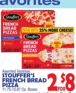 Bravo Supermarkets STOUFFER'S FRENCH BREAD PIZZA offer