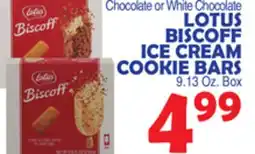 Bravo Supermarkets LOTUS BISCOFF ICE CREAM COOKIE BARS offer