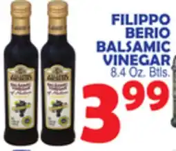 Bravo Supermarkets FILIPPO BERIO BALSAMIC VINEGAR offer