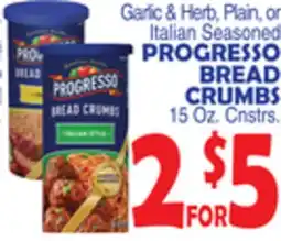 Bravo Supermarkets PROGRESSO BREAD CRUMBS offer