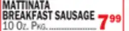 Bravo Supermarkets MATTINATA BREAKFAST SAUSAGE offer