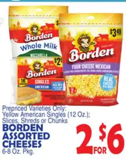 Bravo Supermarkets BORDEN ASSORTED CHEESES offer