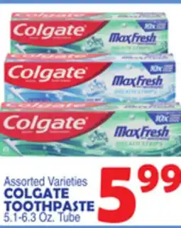 Bravo Supermarkets COLGATE TOOTHPASTE offer