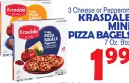 Bravo Supermarkets KRASDALE MINI PIZZA BAGELS offer