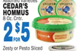 Bravo Supermarkets CEDAR'S HOMMUS offer