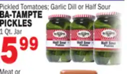 Bravo Supermarkets BA-TAMPTE PICKLES offer