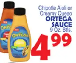 Bravo Supermarkets ORTEGA SAUCE offer